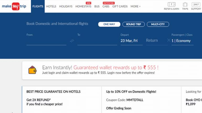 Make my trip new user coupon online