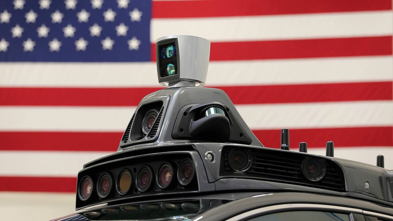 The radar sensors are strategically placed around the car to monitor position of vehicles around the car. (Image: Reuters)