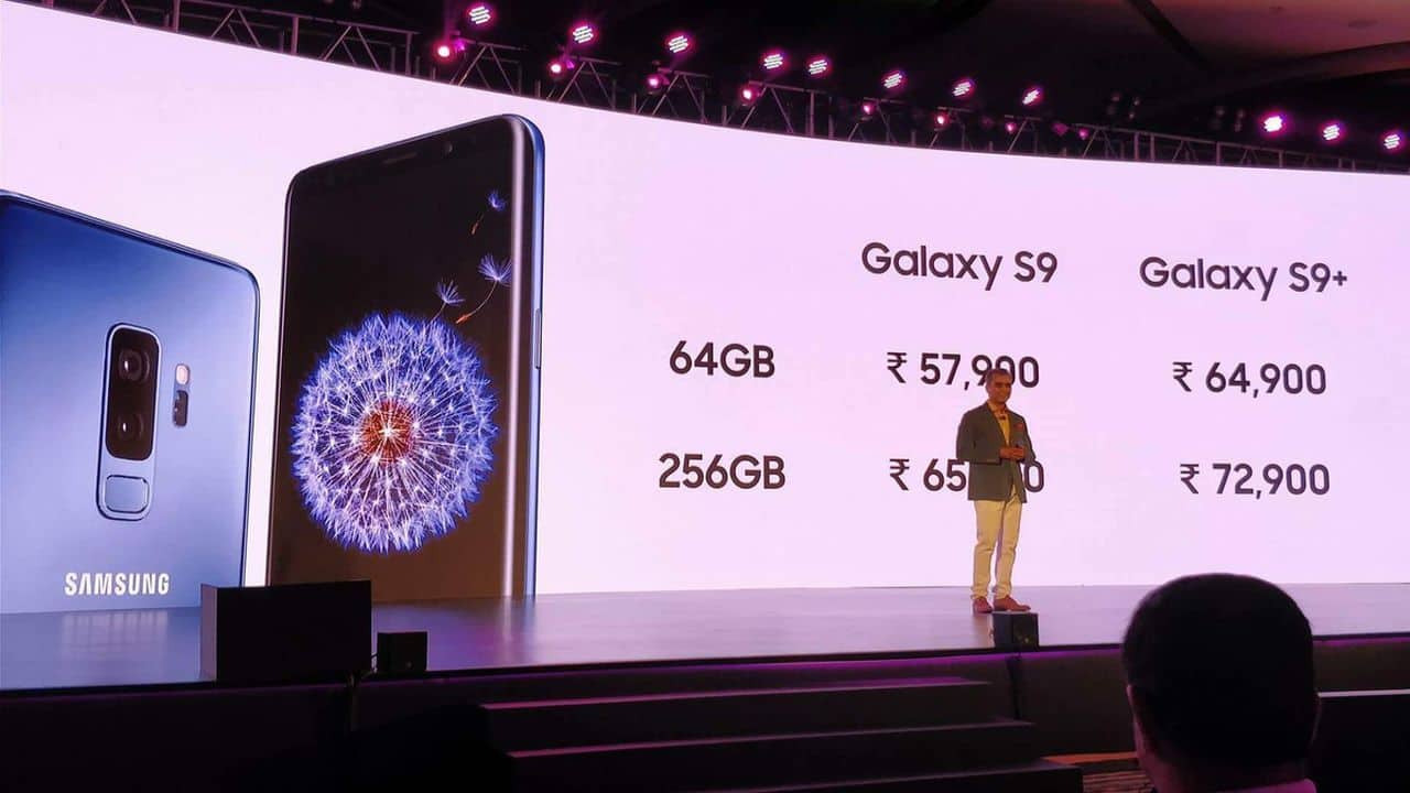 The 64 GB model of the Galaxy S9 will cost Rs 57,900 and the 256 GB variants will cost Rs 65,900. (Twitter/Samsung Mobile India)