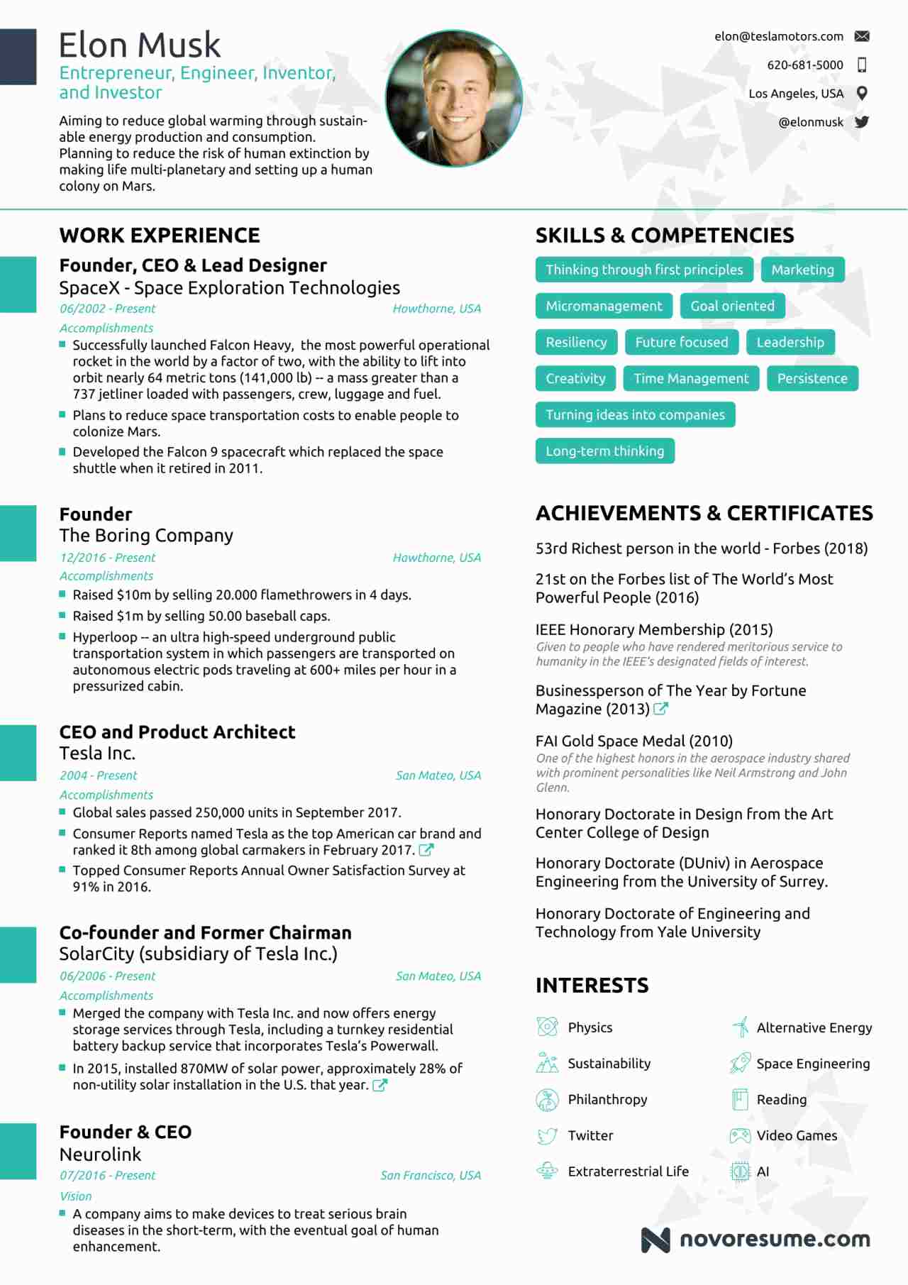 elon-musk-one-page-resume-2