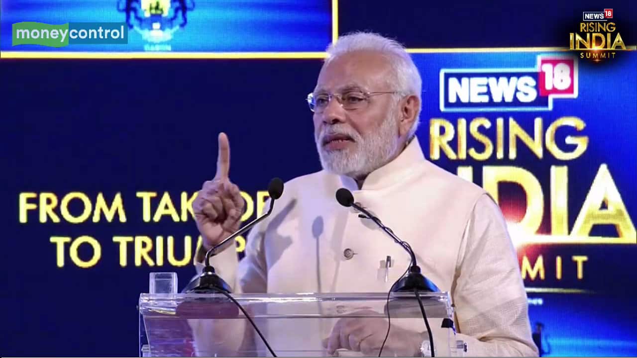 Narendra Modi, Prime Minister | “Rising India means to me the rise of the pride of the one billion India, the rise of country's self-respect. When the will power of these hundred and a half million people is united, their resolutions become one, then even the unachievable becomes achievable, even the impossible becomes possible.”