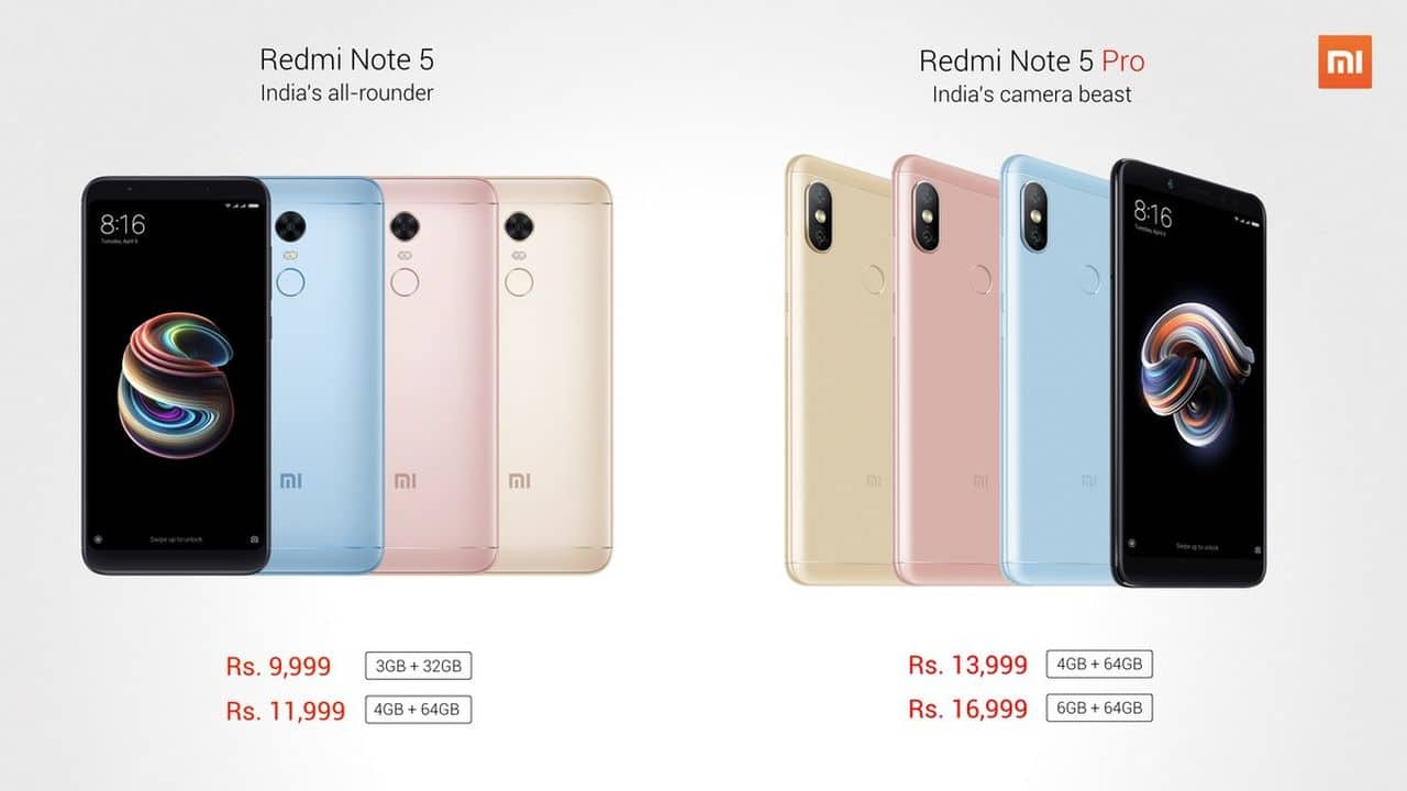 Redmi note 5 pro cheap rose gold 6gb ram