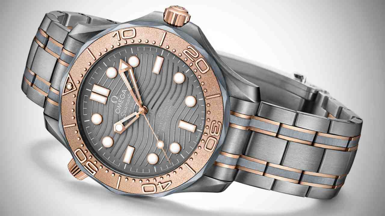 Omega Seamaster Diver 300M Titanium Tantalum Limited Edition | Cost Rs 8,04,000 | Part of a 2,500-piece limited edition, this watch marks 70 years of Omega’s Seamaster collection. It is made of titanium, tantalum and Omega’s own gold alloy, Sedna. (Image: www.ethoswatches.com) Omega Seamaster Diver 300M Titanium Tantalum Limited Edition | Cost Rs 8,04,000 | Part of a 2,500-piece limited edition, this watch marks 70 years of Omega’s Seamaster collection. It is made of titanium, tantalum and Omega’s own gold alloy, Sedna. (Image: www.ethoswatches.com)