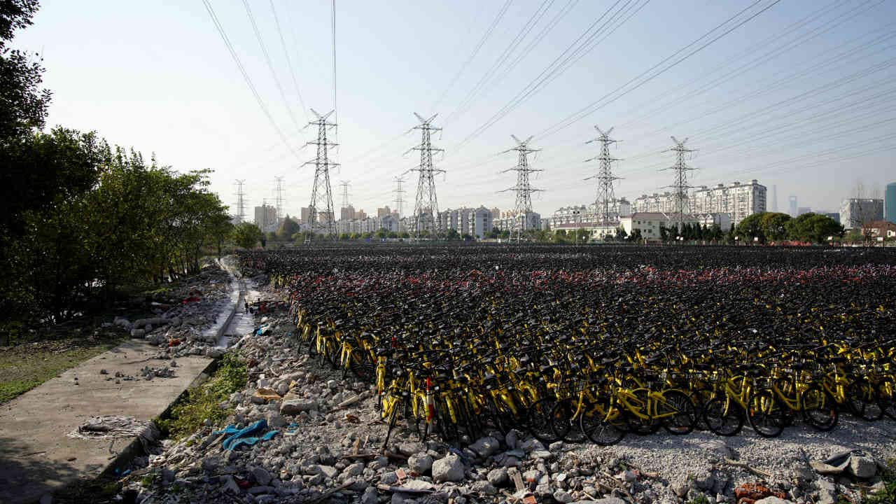 This green initiative is creating massive bicycle graveyards in China