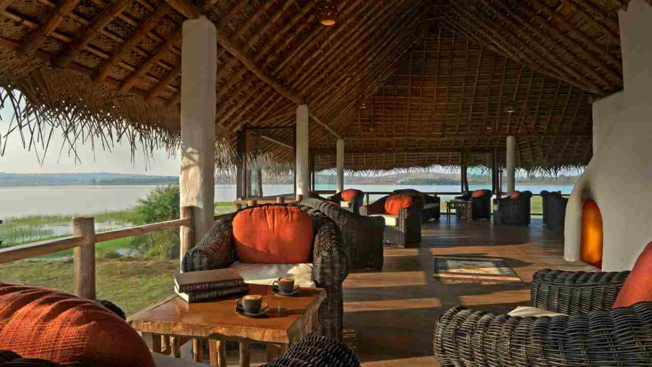 Evolve Back, Kabini | Situated on the banks of the Kabini river near Karnataka- Kerala border, the resort is ranked 10th in the list. The resort is flanked by Nagarhole National Park and Bandipur National Park — both of which are also recognised as Tiger Reserve. People staying at the resort have reported of seeing Elephants, Crocs, Deer, Tiger and the elusive Black Panther. Evolve Back, Kabini | Situated on the banks of the Kabini river near Karnataka- Kerala border, the resort is ranked 10th in the list. The resort is flanked by Nagarhole National Park and Bandipur National Park — both of which are also recognised as Tiger Reserve. People staying at the resort have reported of seeing Elephants, Crocs, Deer, Tiger and the elusive Black Panther.