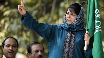 Former chief minister of the erstwhile state of Jammu and Kashmir Mehbooba Mufti