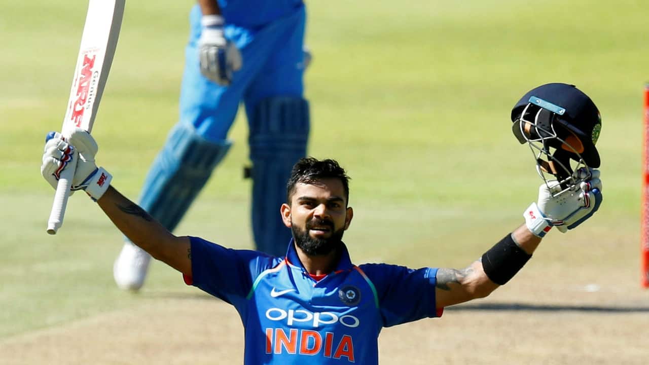 Kohli is the first skipper to hit six ODI hundreds in a calendar year. (Image: Reuters)