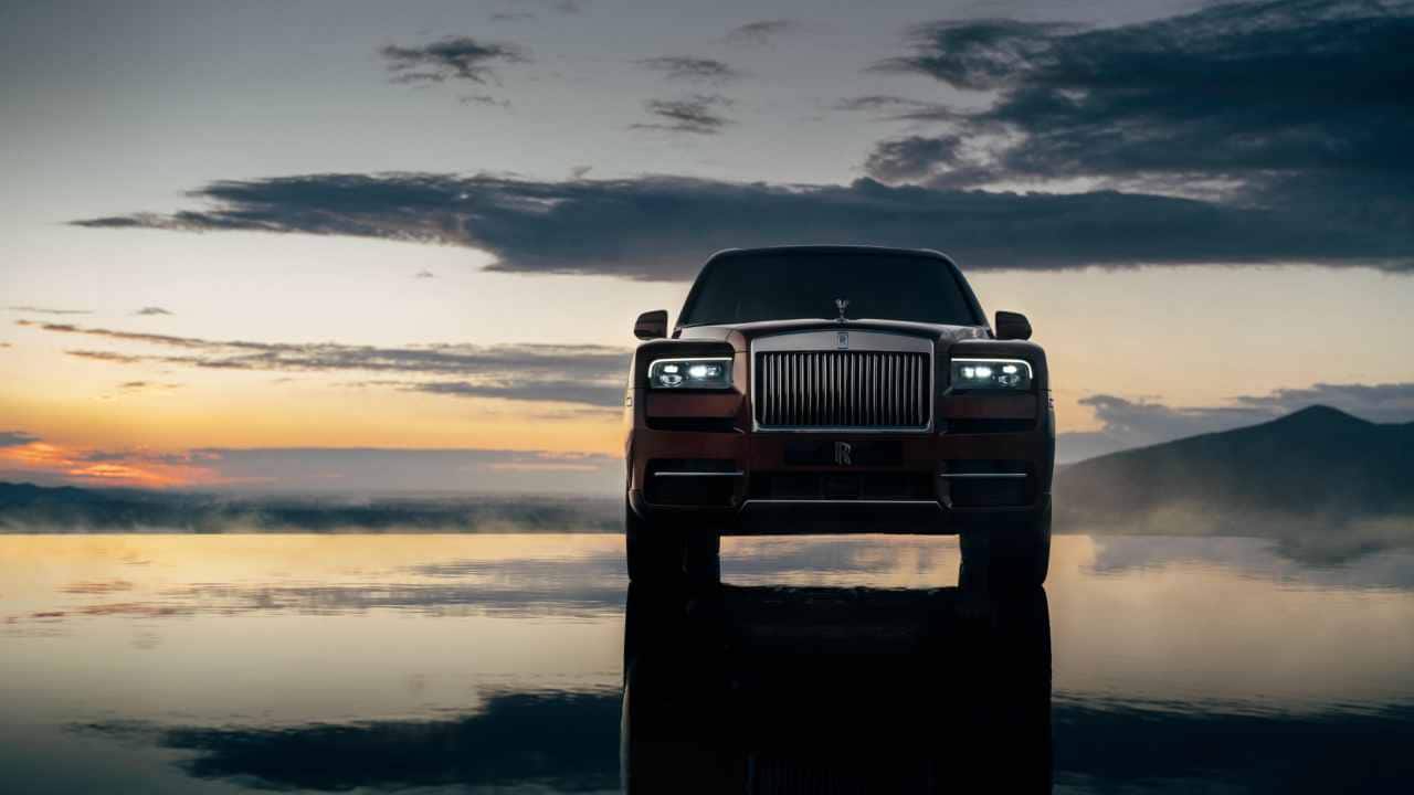 The SUV packs a punch and boasts of a 6.75 litre twin-turbo V12 Rolls-Royce engine which delivers 420kW and 850Nm of torque. The vehicle is “all-new all-wheel drive, all-wheel steer system needed to overcome any challenge.”