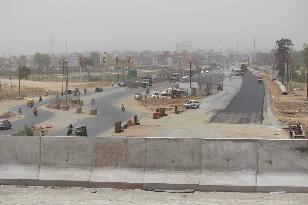 Weigh-in-motion | For the first time, entry points at an expressway have &quot;weigh-in-motion&quot; sensors to keep a check on overloading in trucks. In case the trucks are overloaded, entry gate will not open. The truck would be directed to an exit point where parking lot has been constructed to stop them. These parking lots can have maximum of 100 trucks at once.