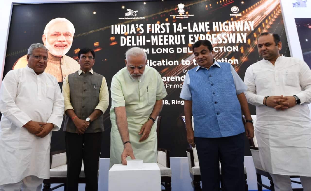 Cracks appear in newly inaugurated Delhi-Meerut expressway