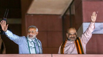 Prime Minister Narendra Modi and BJP national president Amit Shah