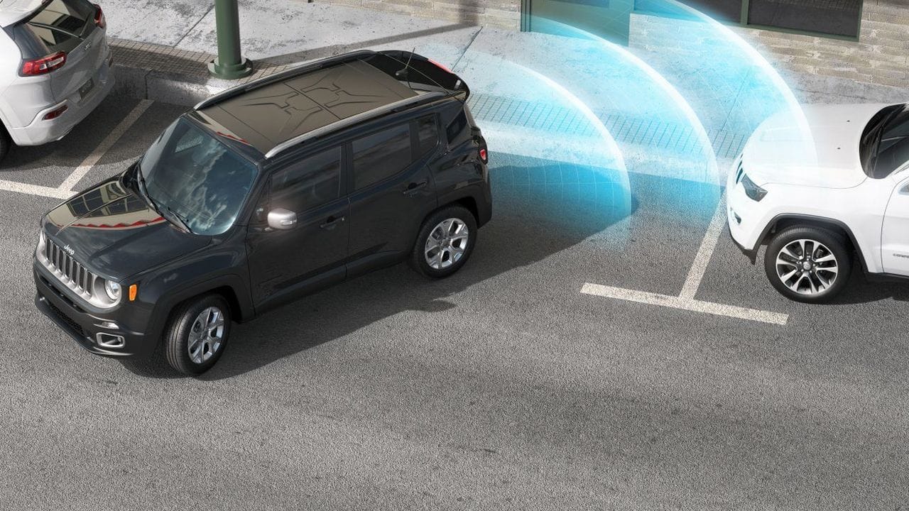 The SUV is equipped with rear park assist system. The Rear Cross Path Detection also warns a driver of moving traffic when shifted into reverse gear. (Image: Jeep)