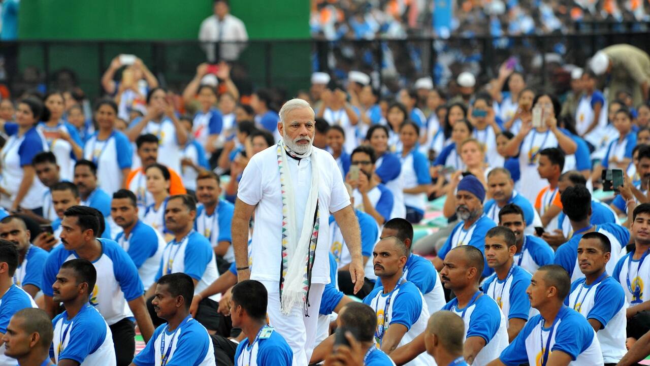 PM Modi joins the viral Fitness Challenge, posts video on Twitter