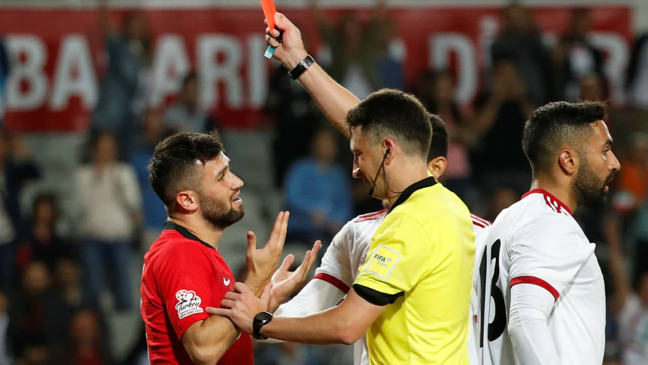 Fair Play points system (-5)| Five points will be deducted if the player receives a yellow card and then a straight red card in the same game. 
