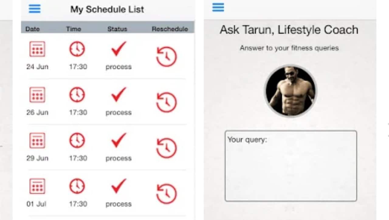 FitFlea | Android | Through FitFlea you can schedule a fitness session, chart a daily diet plan. Its target is to make fitness affordable and convenient and having a personal trainer not be a luxury. 