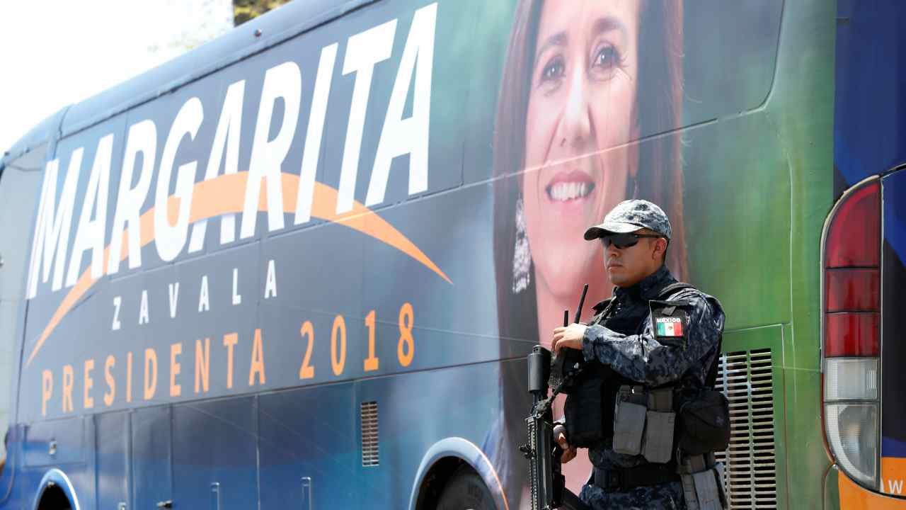 Entire police force of a Mexican town detained after murder of a mayoral candidate