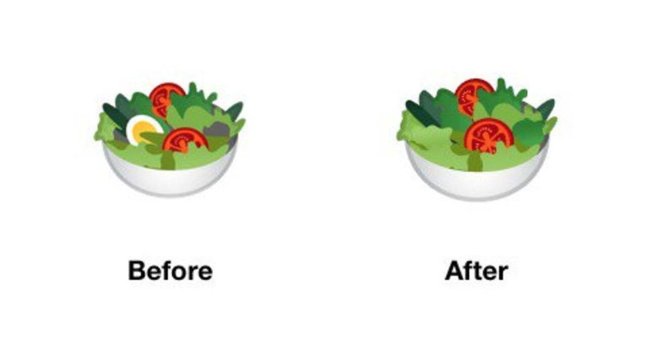 British egg producers saddened by Google's salad emoji update