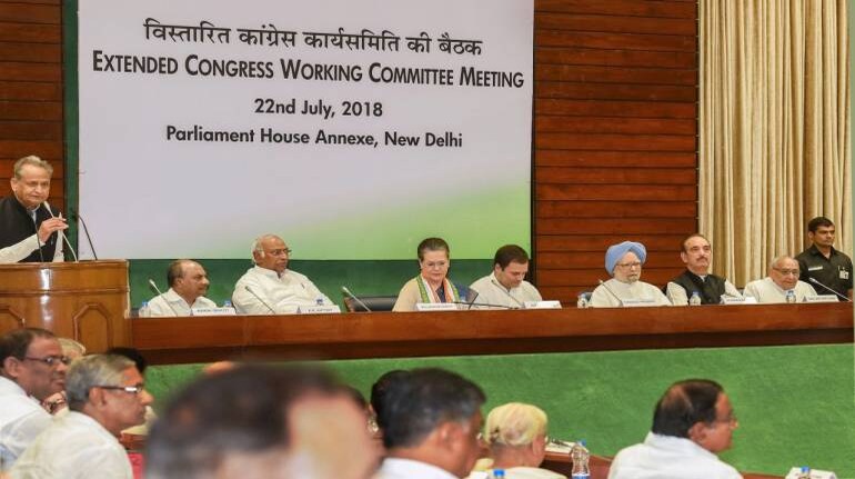 New Cwc Meets Under Rahul Gandhi Leadership