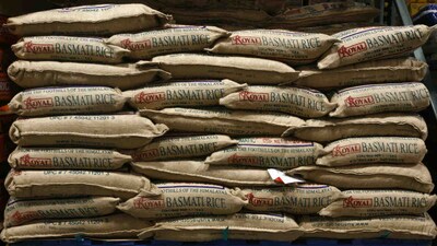 A sharp fall in the Iranian rial and the withdrawal of food-import subsidies have forced Indian exporters to halt basmati shipments, hitting millers in Punjab and Haryana.