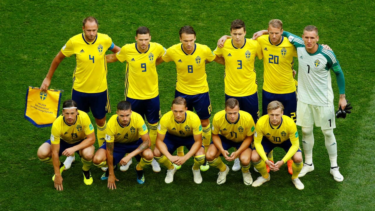 Sweden starting XI. (Image: Reuters)