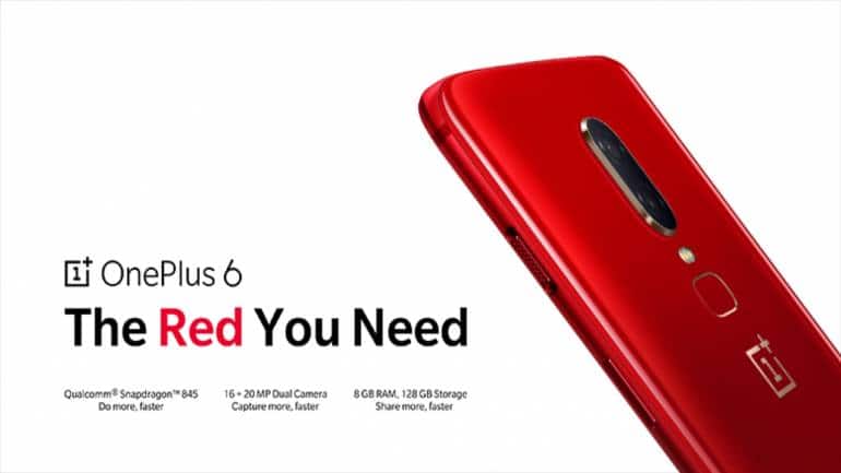OnePlus 6 Red Edition with 8GB RAM launched at Rs 39,999; sale to