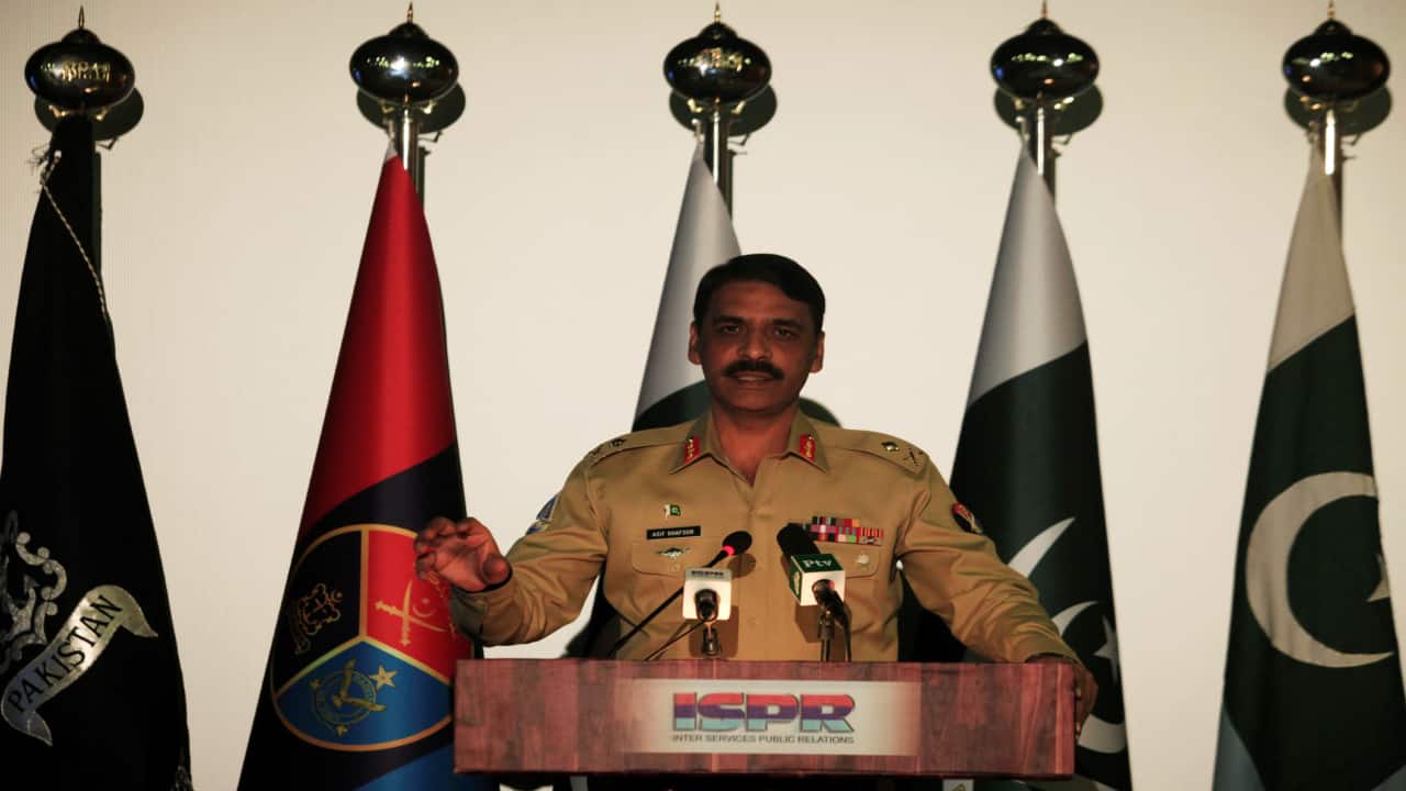 Pakistan army spokesperson tweets pic of late Baloch leader disrespecting Indian flag