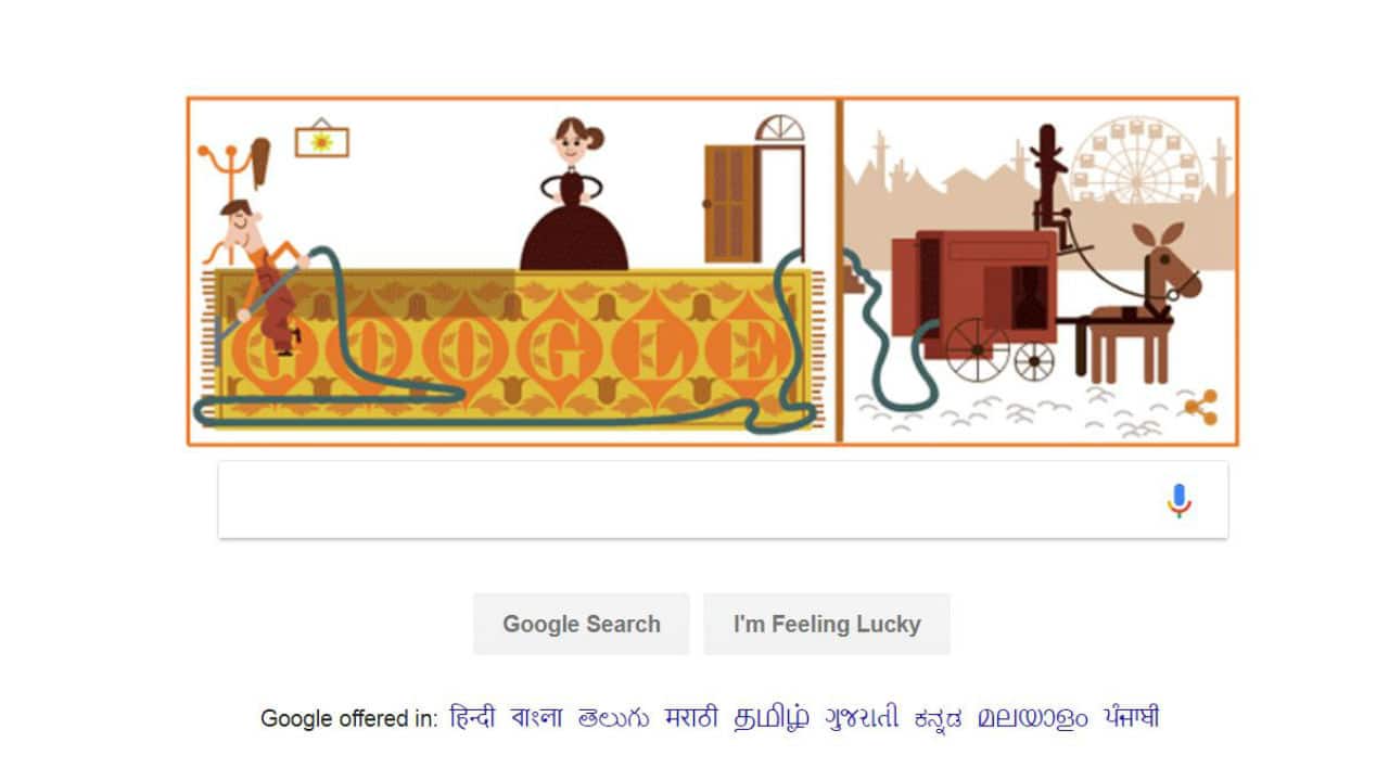 Google Doodle celebrates 147th birthday of Hubert Cecil Booth