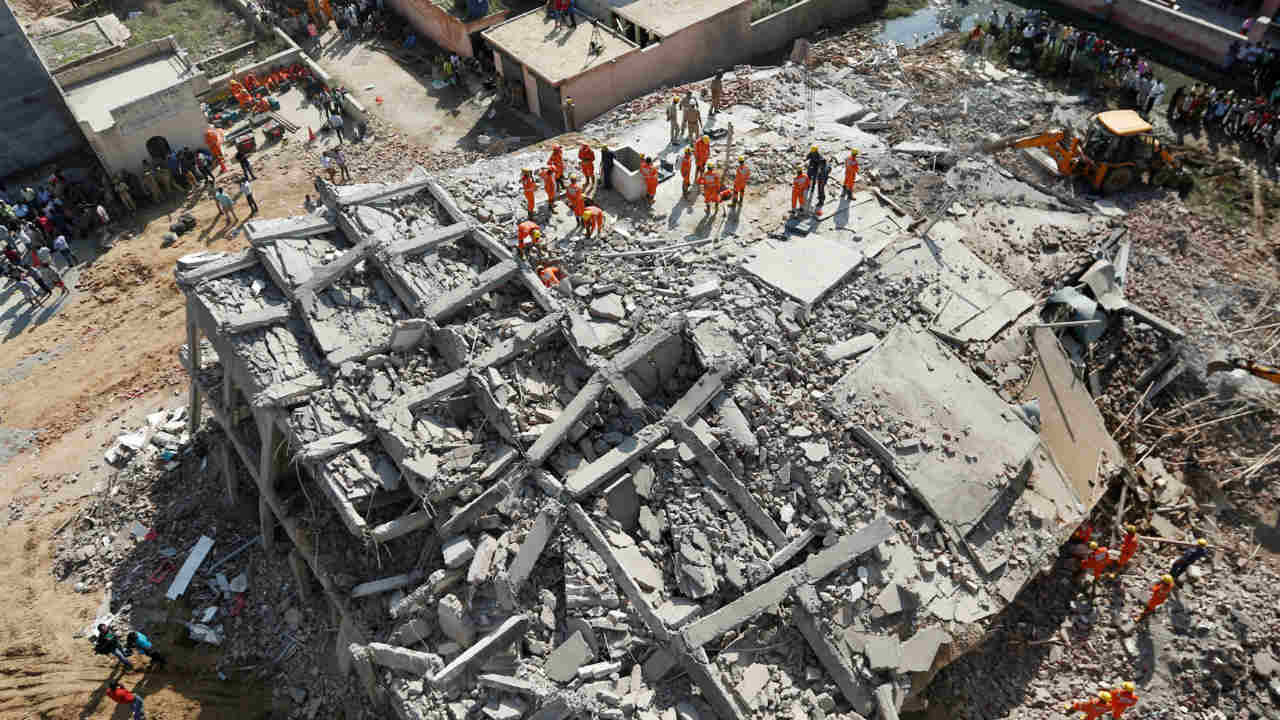 Greater Noida building collapse highlights: Four dead, land owner and two others arrested