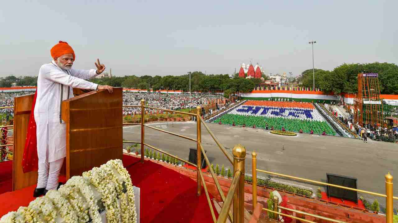 In pics! Independence Day celebrations at the Red Fort | Moneycontrol News