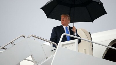 Air Force One turned around