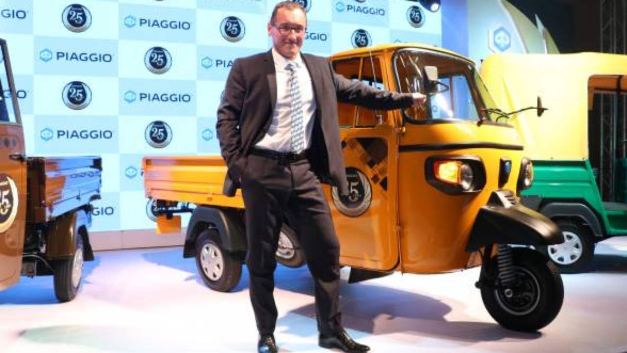 Piaggio lines up new investments, to launch electric three-wheeler before 2020