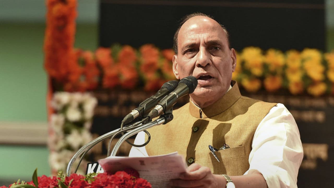 Home Minister Rajnath Singh has met all paramilitary DGs. Singh was briefed about the border situation. He gave specific instructions to all DGs for complete preparedness at the border and full strength deployment. Instructions were also given for safeguarding civilians and following standard operating procedures (SOPs) in case of any emergency. (Image: Moneycontrol)