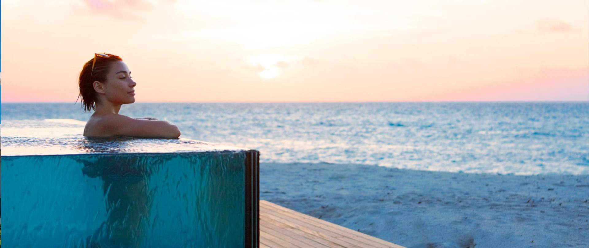 Complete privacy | The luxurious villa can be booked for exclusivity and apart from staff there is no one else on the island. You can reach the villa on a helicopter or by boat from mainland. (Image: thandaisland.com)