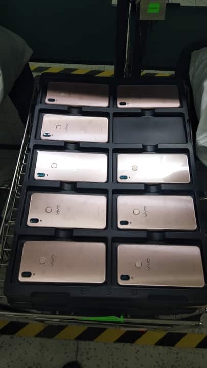 Back cover after battery placement