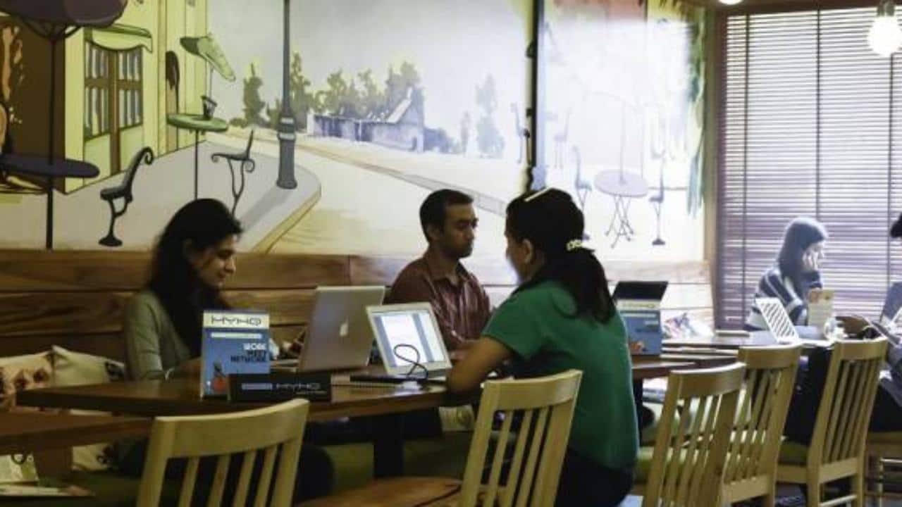 Now, co-working office facilities in art and comedy studios