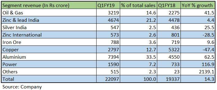 segment revenue and growth