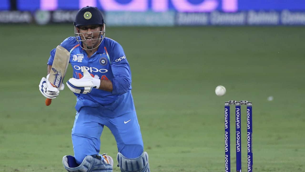 In a surprising move M S Dhoni was promoted at no.4 and he along with Sharma stitched a 64-run partnership and took the team four short of the target. He was dismissed on a personal score of 33 off 37 balls. Dinesh Karthik then scored the winnings runs as India registered a comfortable 7 wickets win. After wins against Hong Kong and Pakistan, this was India's third win on bounce. (Image: AP) 