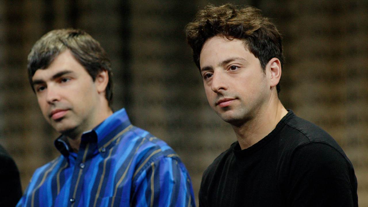 Sergey Brin and Larry Page: The founders of Google have lost $3.6 and $3.8 billion in the stock rout of March 2018.