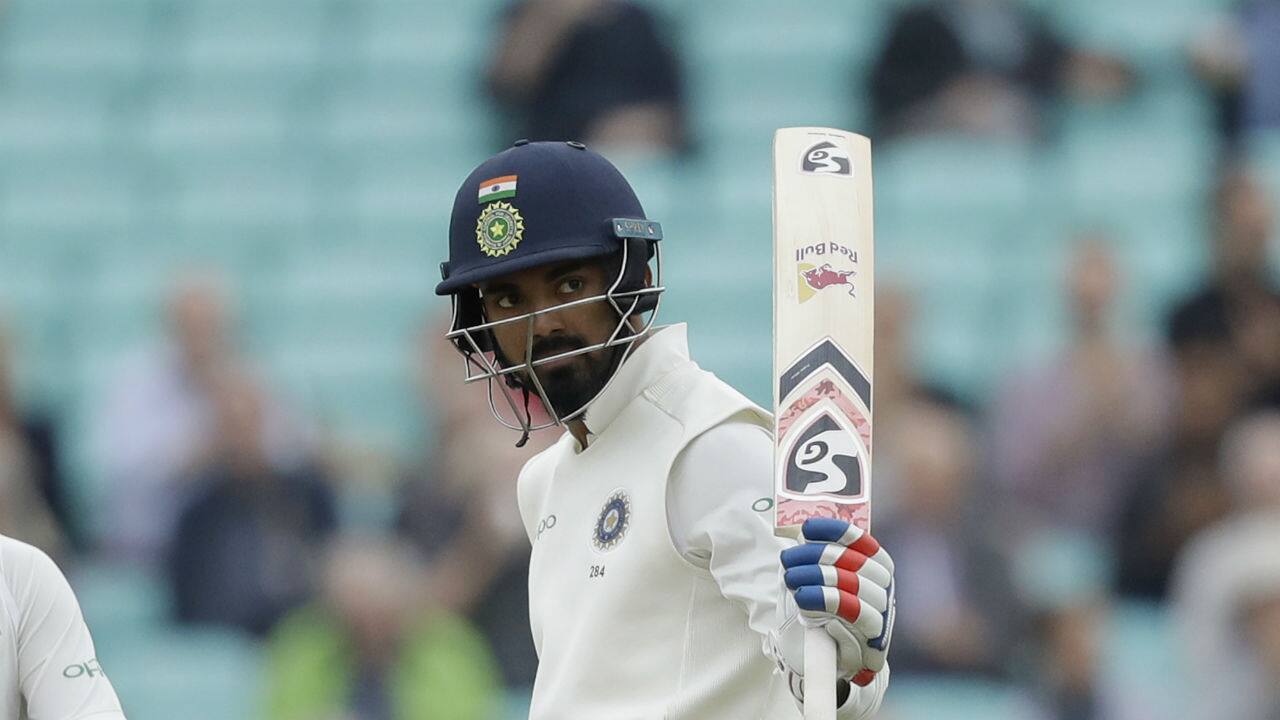 Indian opener KL Rahul completed his half-century early on Day 5. The right-handed batsman looked solid at the crease and reached his fifty off just 57 deliveries as he looked to attack the English bowlers. (Image: AP)
