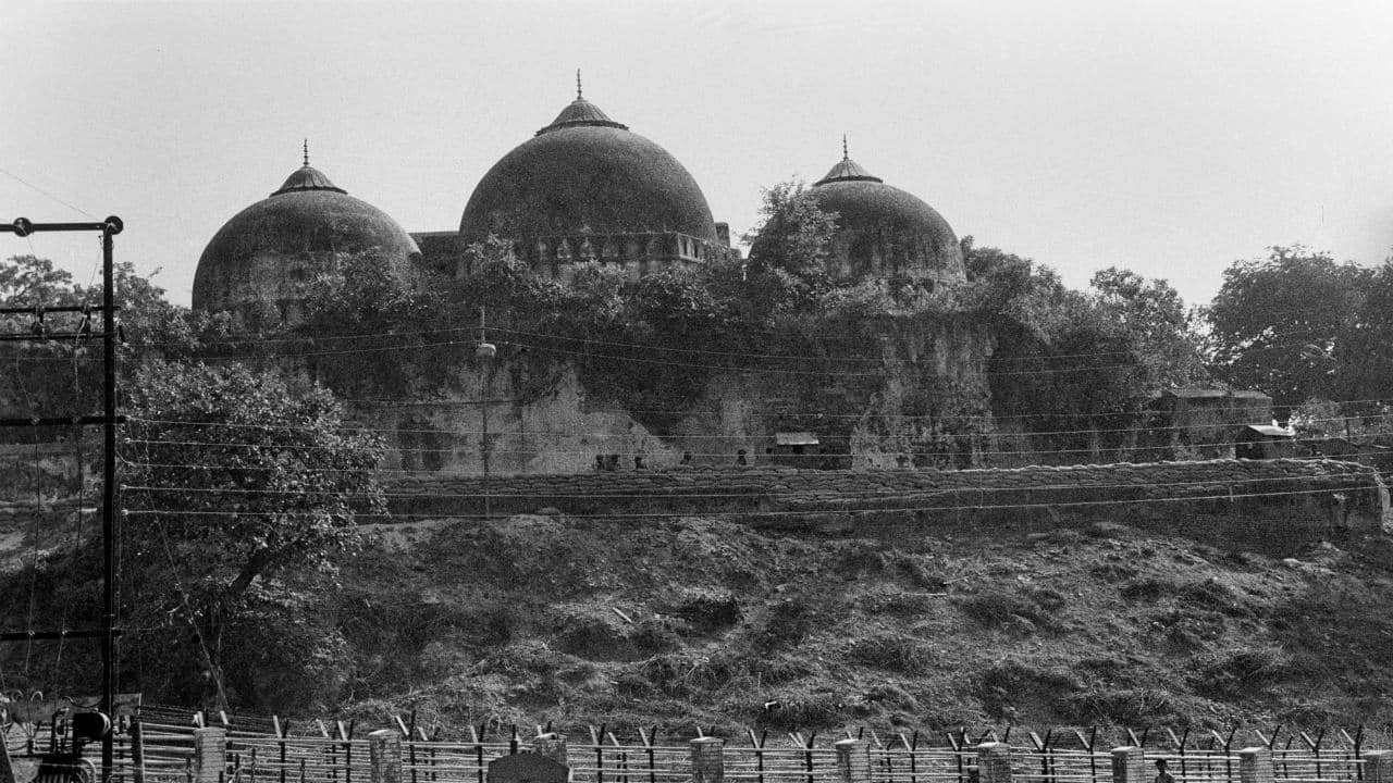 PTI file photo dated October 1990 shows Babri Masjid in Ayodhya