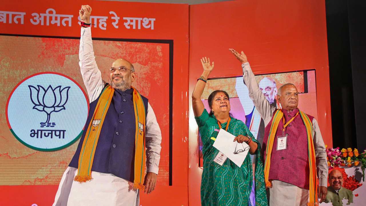 Amit Shah Slams Congress Over Corruption, Caste-based Politics