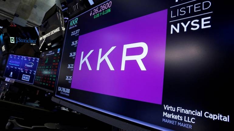 Trading information for KKR & Co is displayed on a screen on the floor of the New York Stock Exchange (NYSE) in New York, U.S., August 23, 2018. REUTERS/Brendan McDermid Trading information for KKR & Co is displayed on a screen on the floor of the New York Stock Exchange (NYSE) in New York, U.S., August 23, 2018. REUTERS/Brendan McDermid