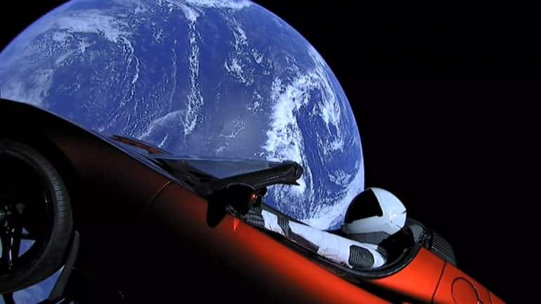 Remember Starman The Dummy Driver Sent To Space In A Red Tesla Roadster Find Out Where He S Reached