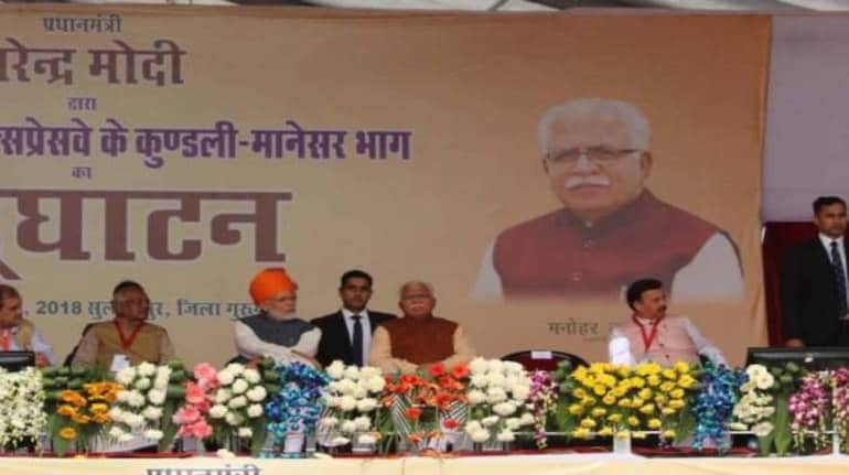 PM Narendra Modi inaugurates 83 km Kundli-Manesar section of KMP Expressway