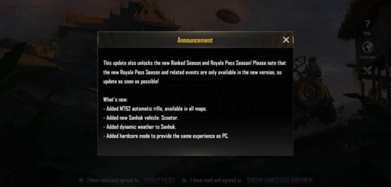 pubg update screenshot