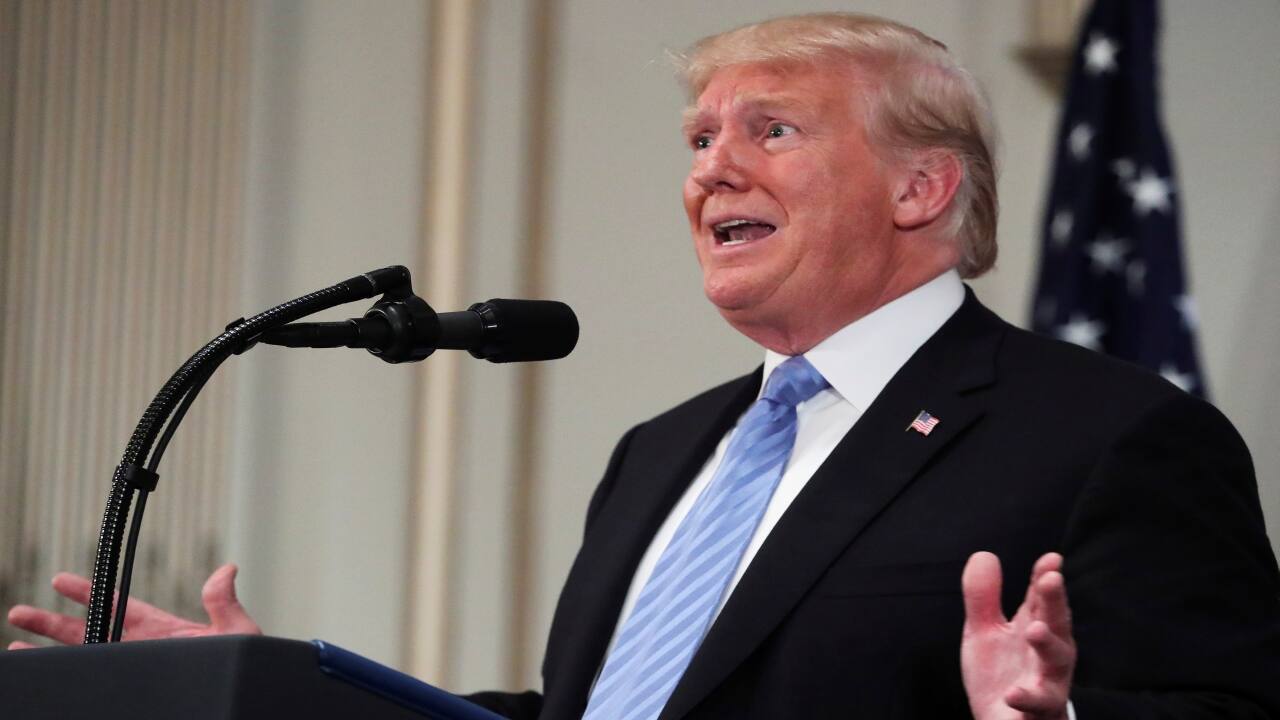 On September 27, at a press conference, Trump said, “From what I hear, if you look at Mr Pillsbury, the leading authority on China ... he was saying that China has total respect for Donald Trump and for Donald Trump's very, very large brain. He said, Donald Trump, they don't know what to do…” Let’s add that to his “too big” hands! (Image: Reuters) On September 27, at a press conference, Trump said, “From what I hear, if you look at Mr Pillsbury, the leading authority on China ... he was saying that China has total respect for Donald Trump and for Donald Trump's very, very large brain. He said, Donald Trump, they don't know what to do…” Let’s add that to his “too big” hands! (Image: Reuters)