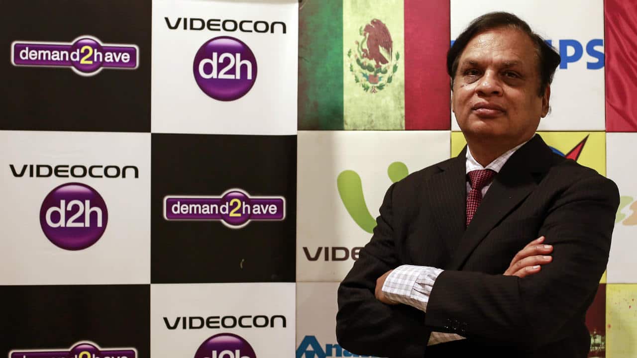 Answer: Videocon – That is the reason why Videocon is shown with 2 ‘E’s facing opposite directions. (Image: Reuters)
