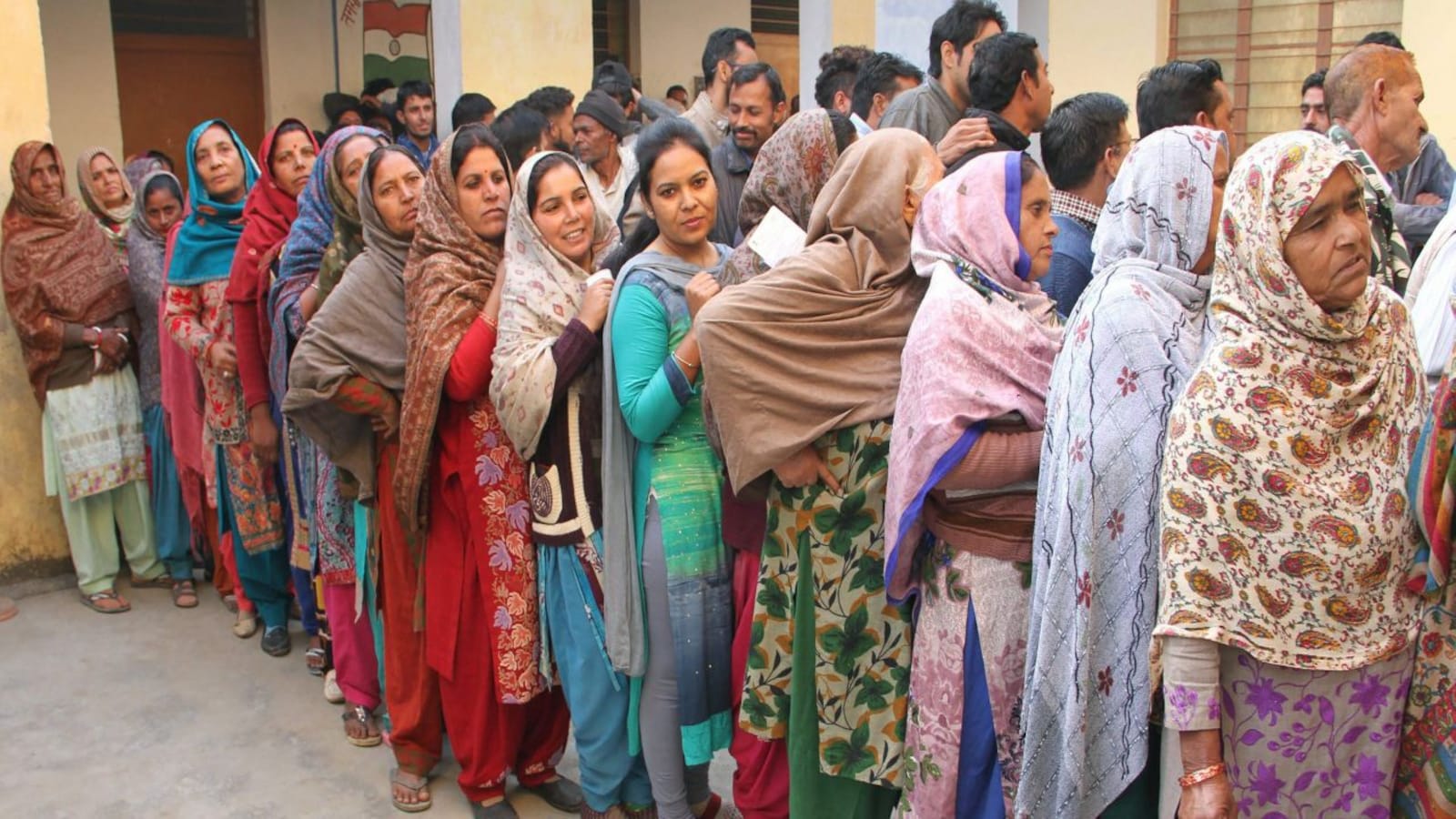 The Forty-one Polling So Far in Panchayat Polls in 4 Districts of Haryana.