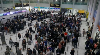 Inquiry chairwoman Kate Eves said migrants suffered shocking treatment at the Brook House Immigration Removal Centre near Gatwick Airport, south of London. (Gatwick airport file image)