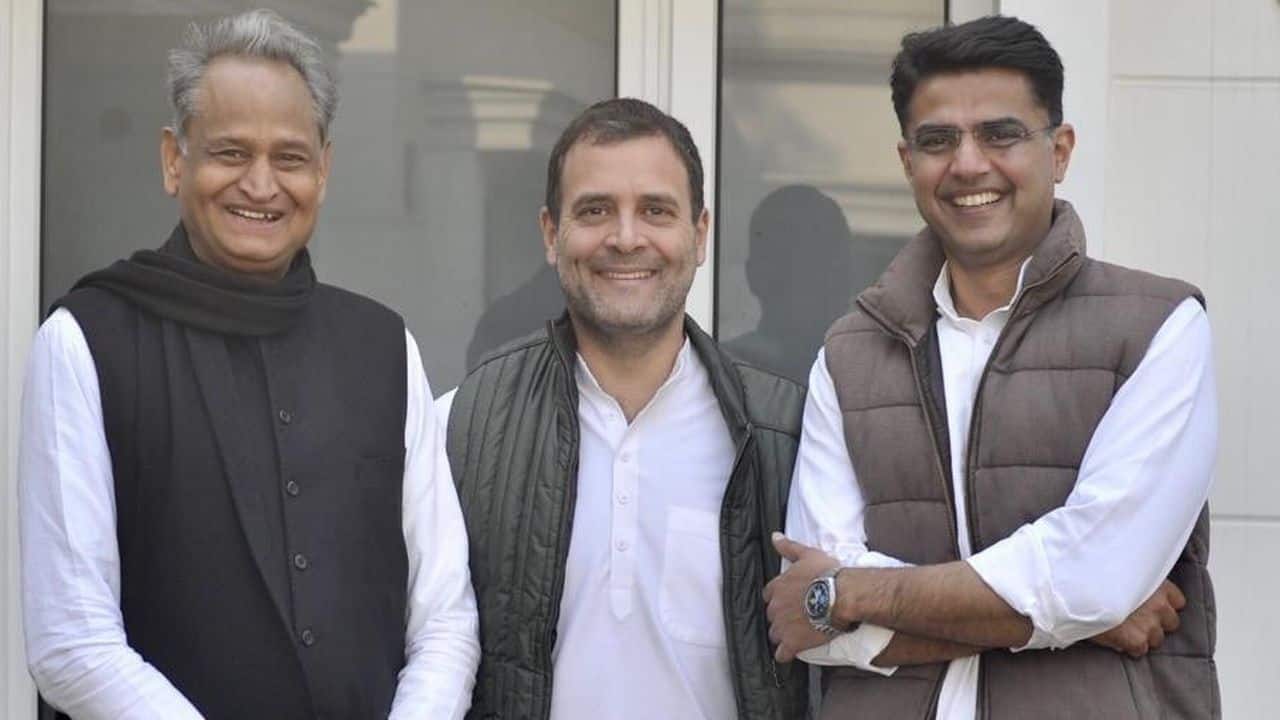 With Ramgarh poll win, Congress touches three digit mark in Rajasthan Assembly